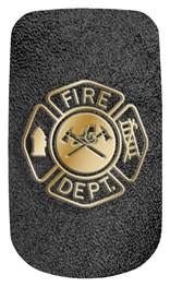 DAROYAL 418 SH BK Fire Department Shimmer Black Background